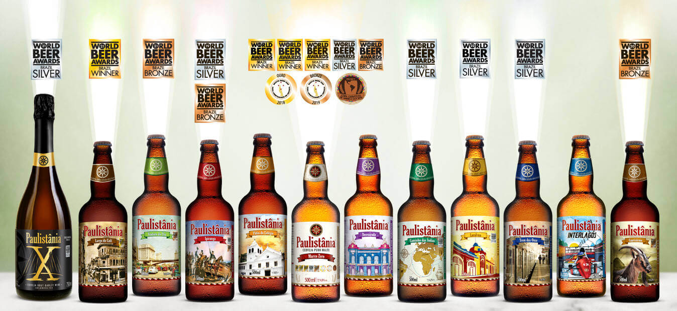 Família de cervejas Paulistânia